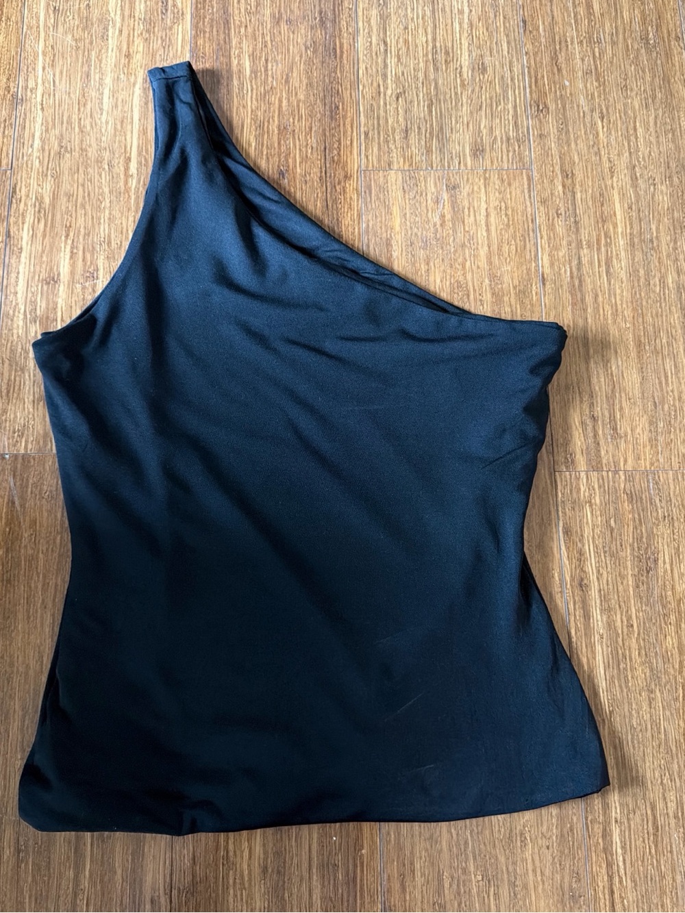 Hello Molly Black Asymmetric Base Top